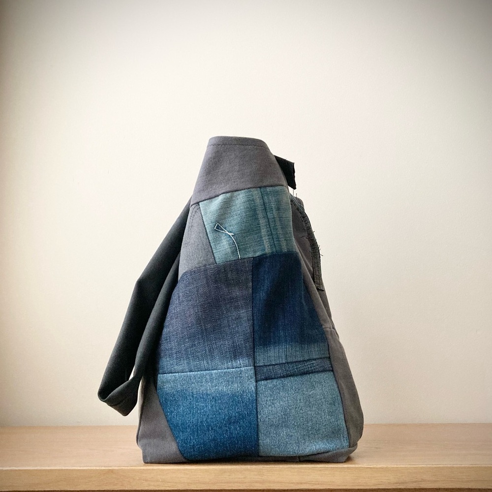 joodito origami cocoon sling crossbody hobo tote bag handbag japanese patchwork